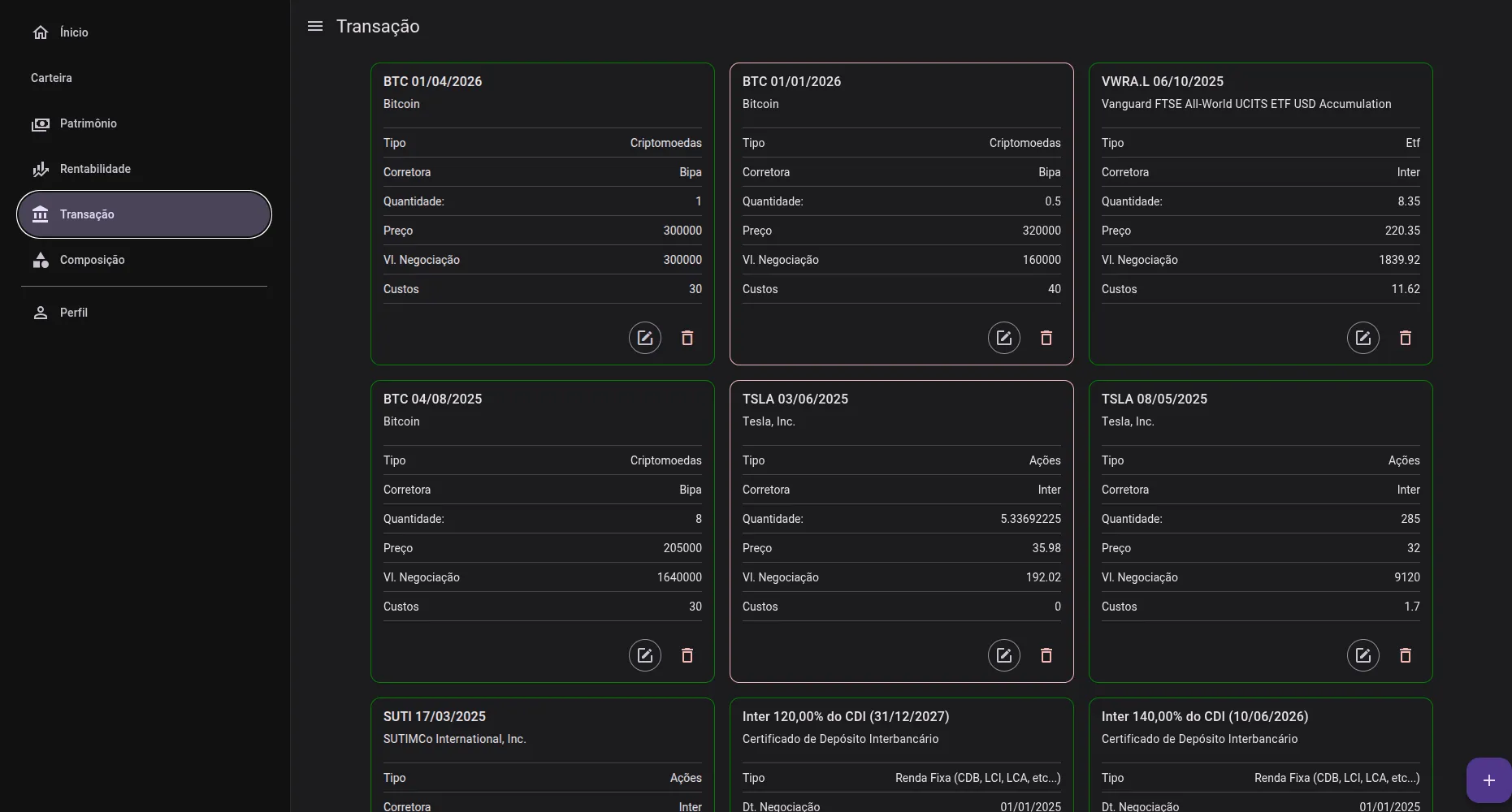 Sistema de Gestão Financeira