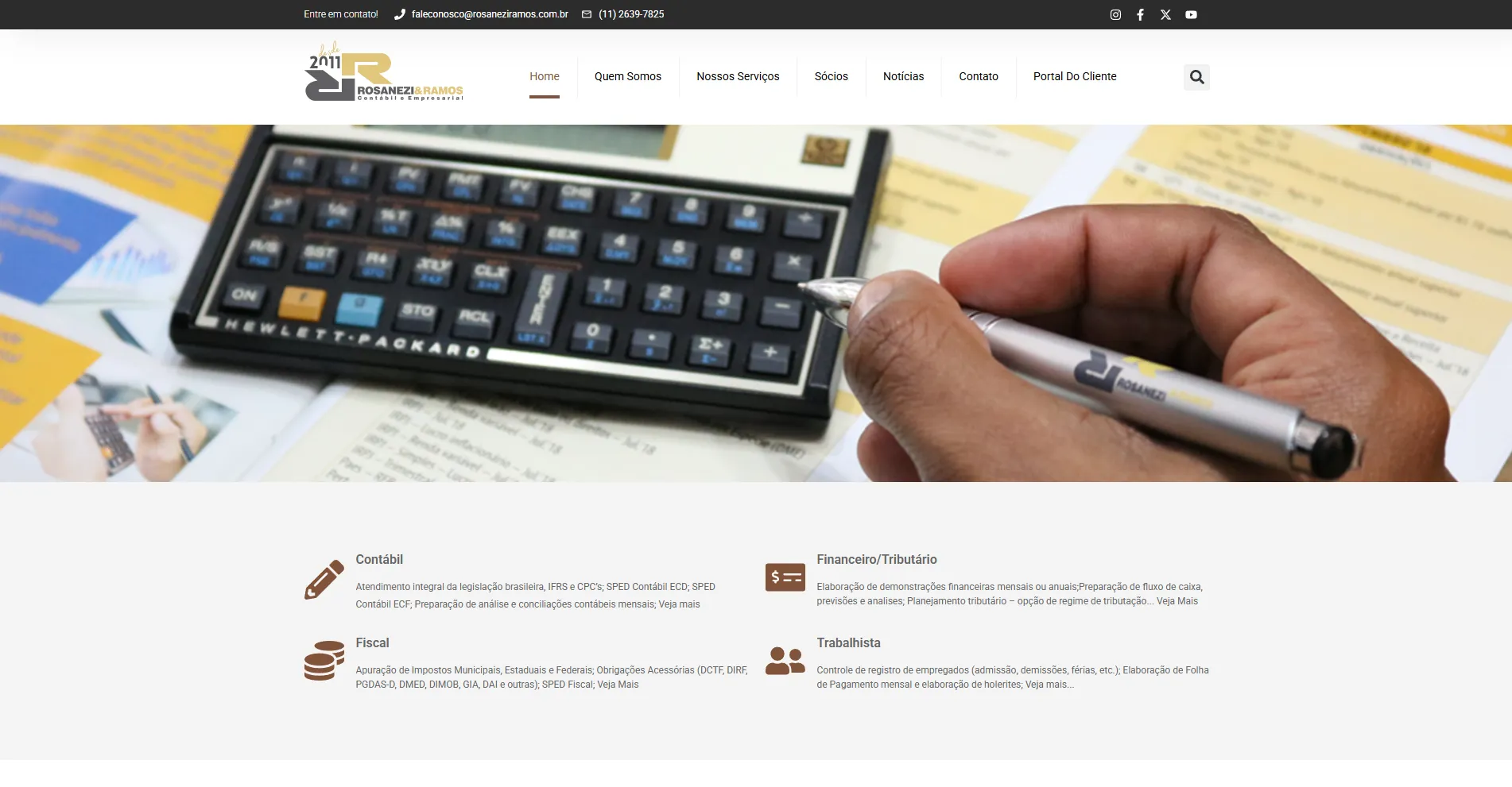 Site empresa de Contabilidade